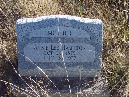 HAMILTON, ANNIE LEE - Catron County, New Mexico | ANNIE LEE HAMILTON - New Mexico Gravestone Photos