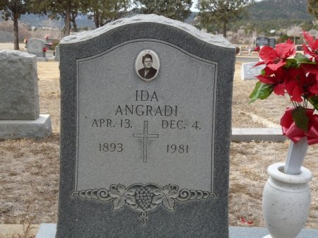 ANGRADI, IDA - Colfax County, New Mexico | IDA ANGRADI - New Mexico Gravestone Photos
