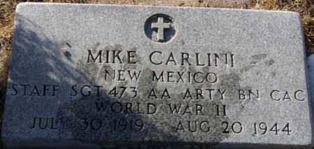 CARLINI (VETERAN WWII), MIKE - Colfax County, New Mexico | MIKE CARLINI (VETERAN WWII) - New Mexico Gravestone Photos