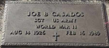 CASADOS (VETERAN WWII), JOE B - Colfax County, New Mexico | JOE B CASADOS (VETERAN WWII) - New Mexico Gravestone Photos