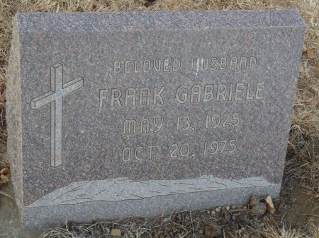 GABRIELE, FRANK - Colfax County, New Mexico | FRANK GABRIELE - New Mexico Gravestone Photos