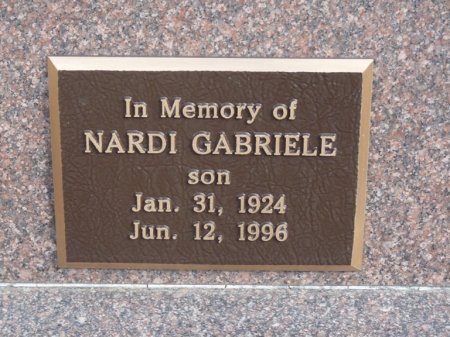 GABRIELE, NARDI - Colfax County, New Mexico | NARDI GABRIELE - New Mexico Gravestone Photos