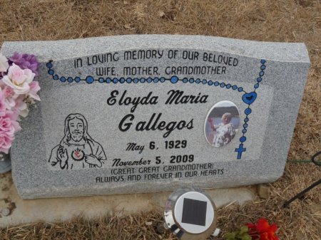 GALLEGOS, ELOYDA MARIA - Colfax County, New Mexico | ELOYDA MARIA GALLEGOS - New Mexico Gravestone Photos