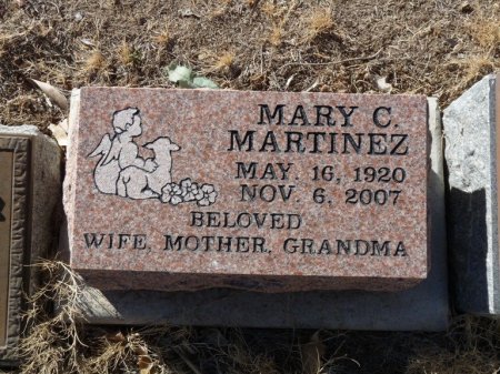 MARTINEZ, MARY C - Colfax County, New Mexico | MARY C MARTINEZ - New Mexico Gravestone Photos