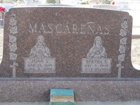 MASCARENAS, BERTHA S - Colfax County, New Mexico | BERTHA S MASCARENAS - New Mexico Gravestone Photos
