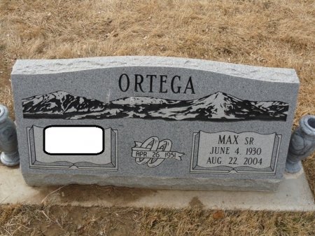 ORTEGA, SR, MAX - Colfax County, New Mexico | MAX ORTEGA, SR - New Mexico Gravestone Photos