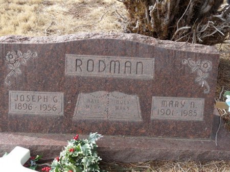 RODMAN, MARY N - Colfax County, New Mexico | MARY N RODMAN - New Mexico Gravestone Photos