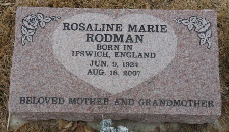 RODMAN, ROSALINE MARIE - Colfax County, New Mexico | ROSALINE MARIE RODMAN - New Mexico Gravestone Photos