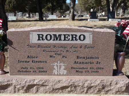 ROMERO, ALICE IRENE - Colfax County, New Mexico | ALICE IRENE ROMERO - New Mexico Gravestone Photos