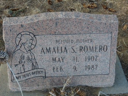 ROMERO, AMALIA - Colfax County, New Mexico | AMALIA ROMERO - New Mexico Gravestone Photos
