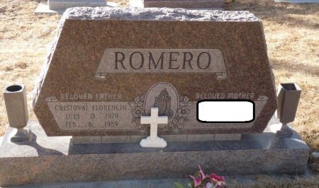 ROMERO, CRISTOVAL FLORENCIO - Colfax County, New Mexico | CRISTOVAL FLORENCIO ROMERO - New Mexico Gravestone Photos