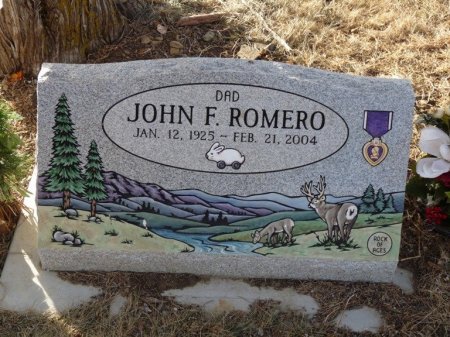 ROMERO, JOHN F - Colfax County, New Mexico | JOHN F ROMERO - New Mexico Gravestone Photos