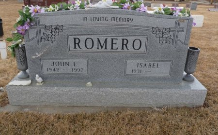 ROMERO, JOHN L - Colfax County, New Mexico | JOHN L ROMERO - New Mexico Gravestone Photos