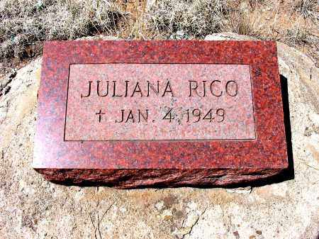 RICO, JULIANA V. - Grant County, New Mexico | JULIANA V. RICO - New Mexico Gravestone Photos