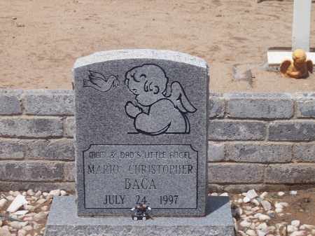 BACA, MARIO CHRISTOPHER - Valencia County, New Mexico | MARIO CHRISTOPHER BACA - New Mexico Gravestone Photos