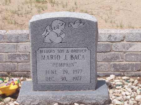 BACA, MARIO J. "PUMPKIN" - Valencia County, New Mexico | MARIO J. "PUMPKIN" BACA - New Mexico Gravestone Photos