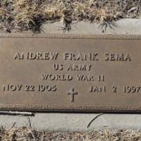 Andrew Frank (NEW) SEMA (VETERAN WWII)